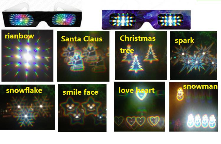 2022 Happy Face Glasses Paper Glasses /3D Glasses with Factory Price