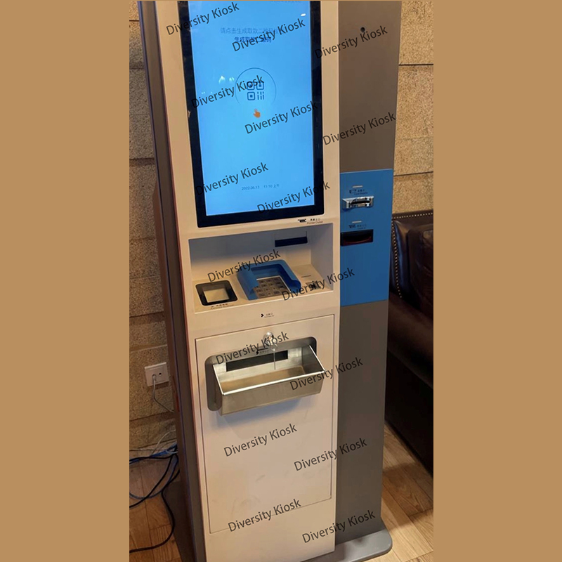 Flexible Commissions and Customizable Fees Thermal Printer ATM Cash Dispenser Kiosk Machine
