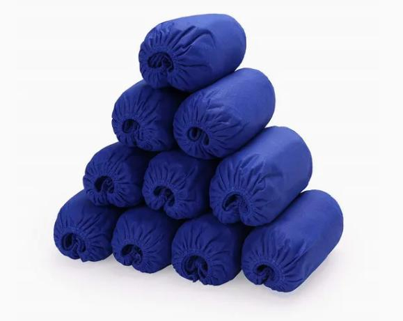 Secure Disposable Fabric Non-Woven PP Safe Non-Skid Shoe Cover for Safety Zones