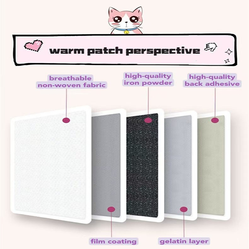 Customized Instant Heating 10-12 Hours Self-Heating Warmer Patch Pack for Cold Weather