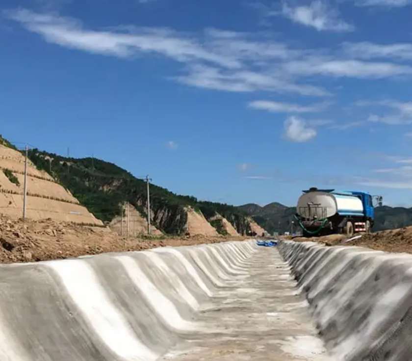 10mm Thick 13kg 2m Wide 25m Long Concrete Hardening Blanket Cement Fiber Hardening Blanket Ditch Slope Protection Curing Blanket