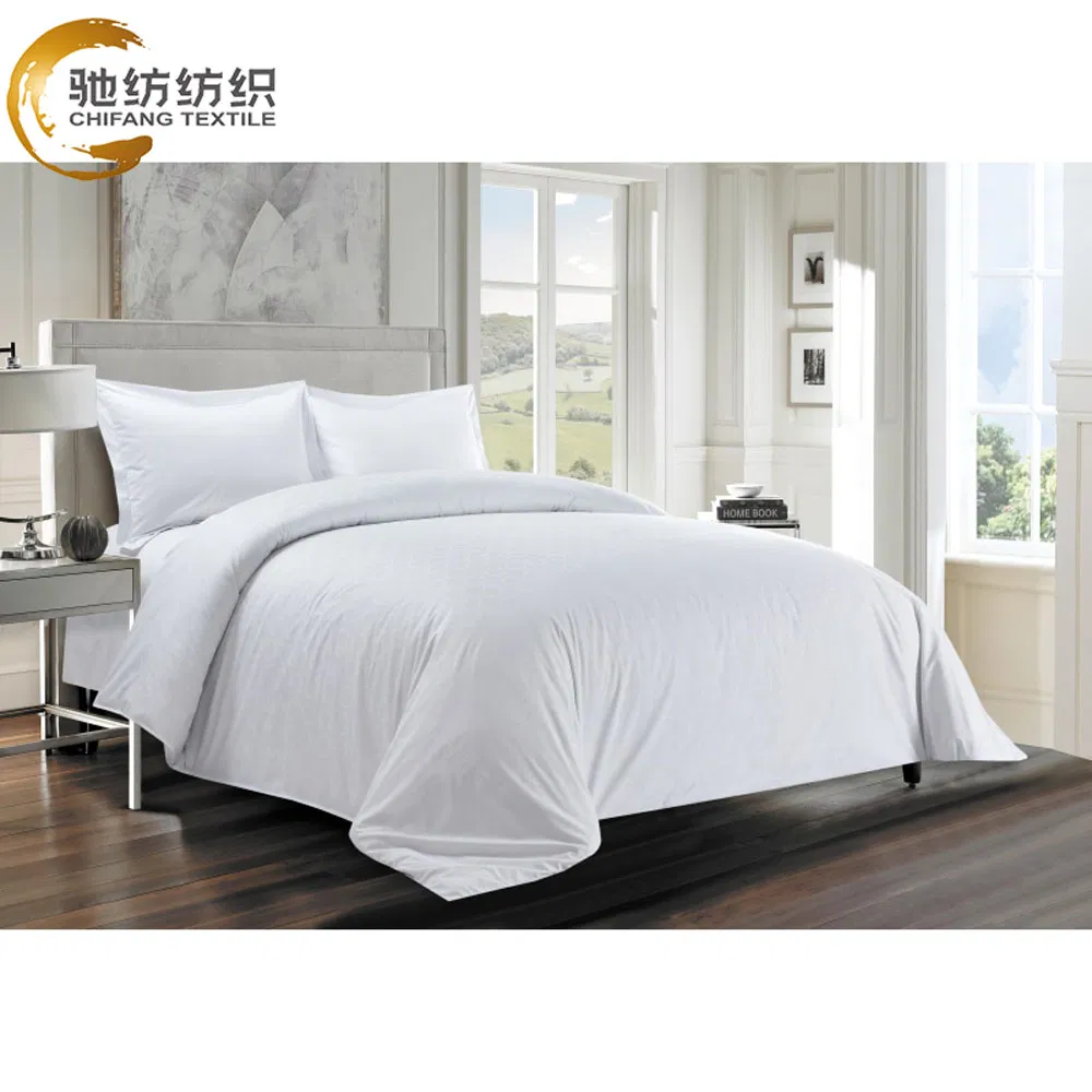 Customizable 300tc Egyptian Cotton Bedding Set Breathable Home & Hotel Linen Woven Duvet Cover with Embroidery High-End Luxury