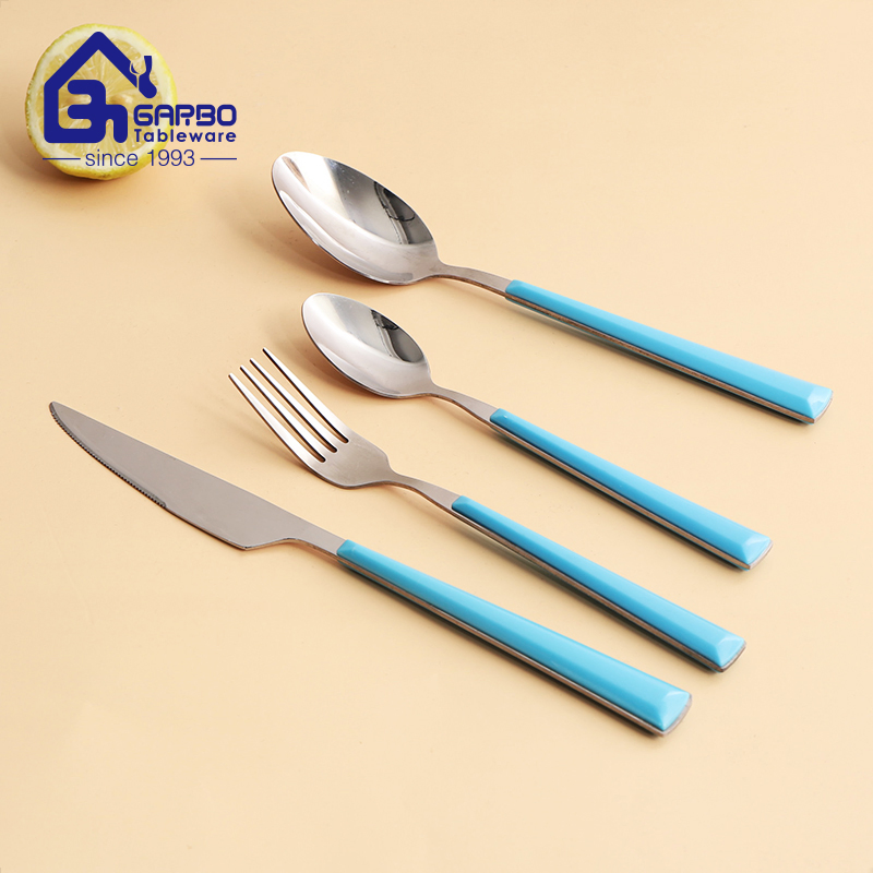 Home Use Stainless Steel Knife Steak Knife Dinner Knives Set Flatware Tableware Colored Handle Flatware Set From China