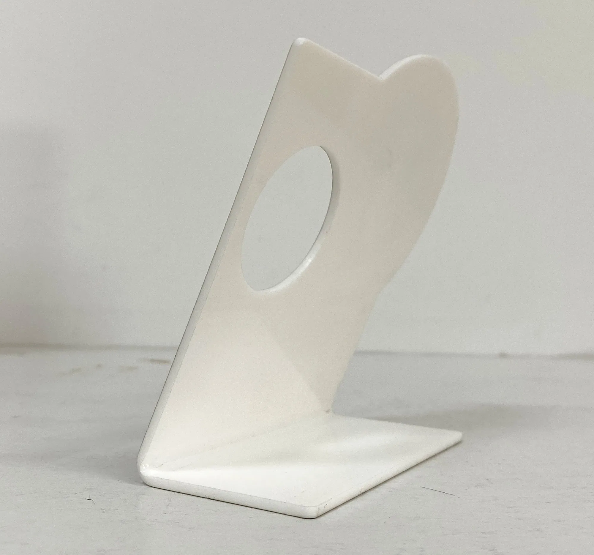 Arc Design of Open Model Table Top Sign Stands Acrylic Desk Sign