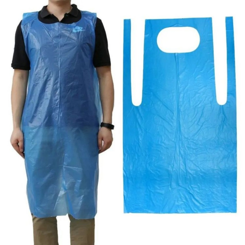 Disposable Medical PE Apron Waterproof Non-Sterile for Hospital Use
