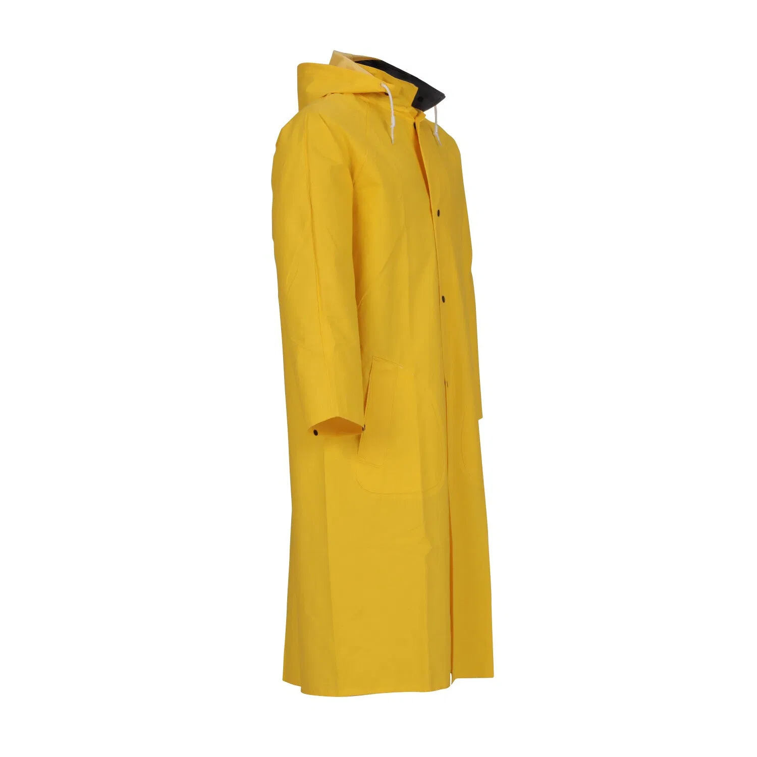 High Quality PVC Security Waterproof Yellow Raincoat Yellow Industrial Raincoat