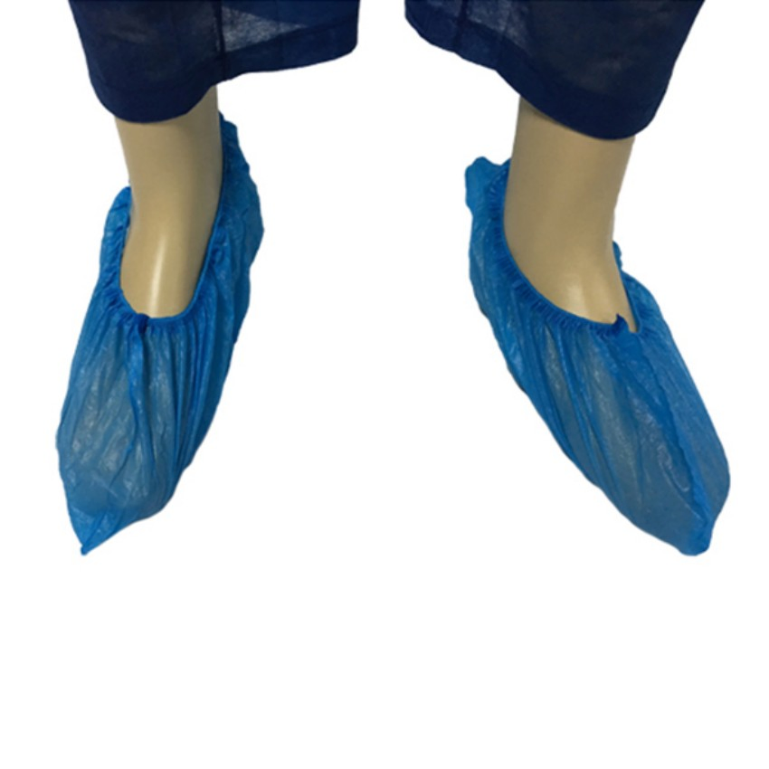 Disposable PE Waterproof Shoe Covers Plastic Anti-Slip Protective Overshoes