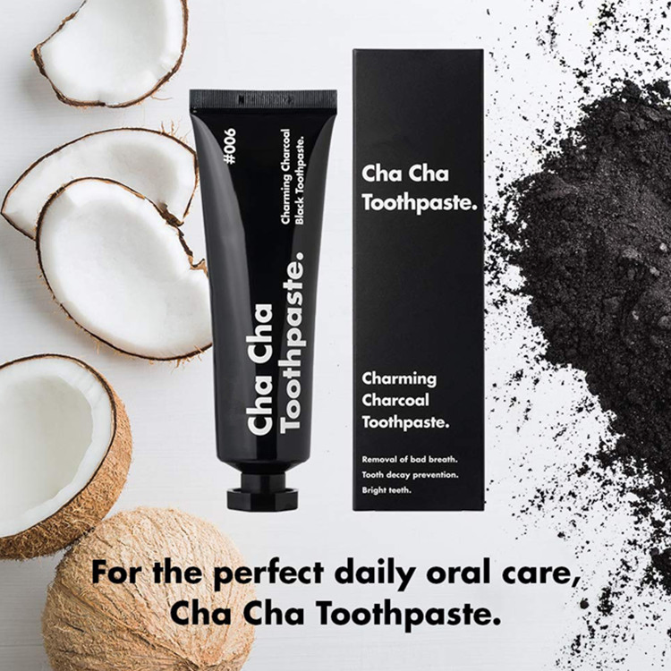 All-Natural Organic Charcoal Teeth Whitening and Strengthening Toothpaste