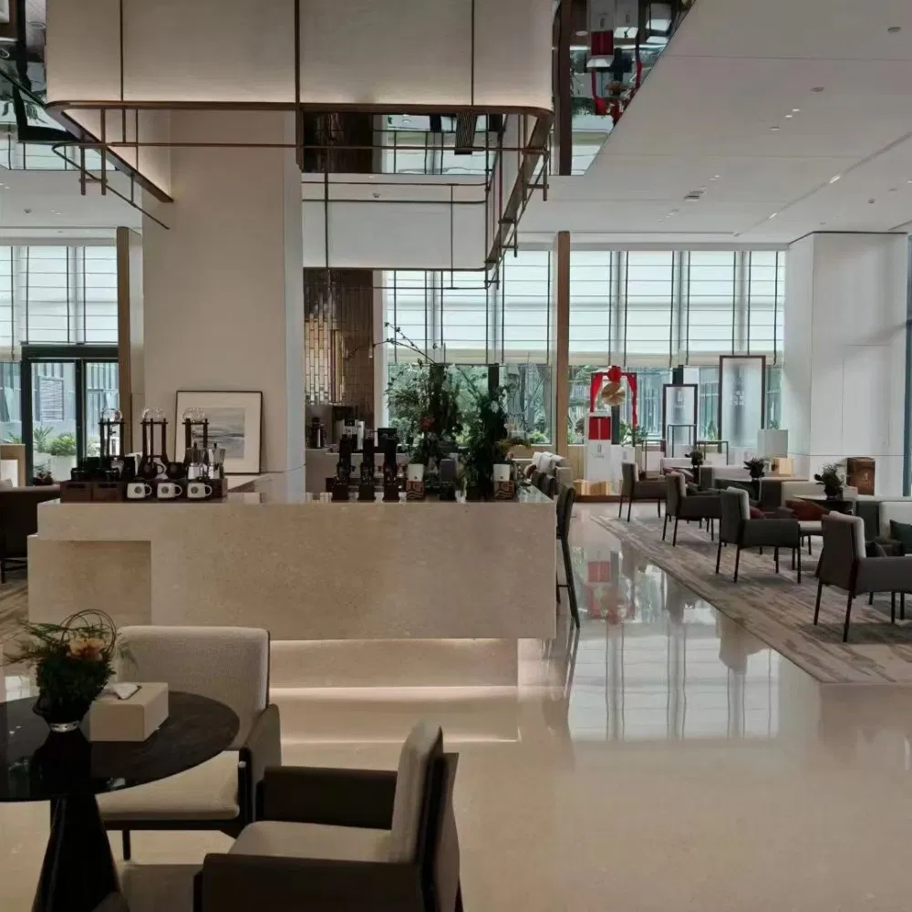 Recycled Marble Resin Panels for Modern Bathroom Flooring