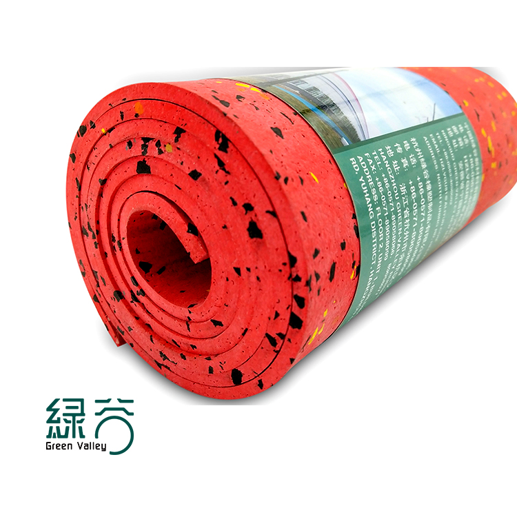 EPDM Heavy Duty Clipped High Density Non Toxic Tile Rolls Gym Eco-Friendly Customized 20mm