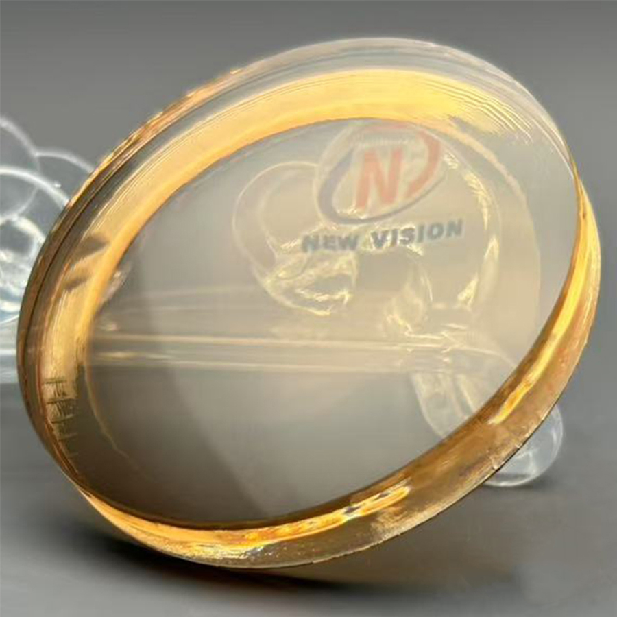 Semi-Finished Sv Glass 1.523 Photo Brownx Base2 65mm Mineral Optical Eyeglasses Lens