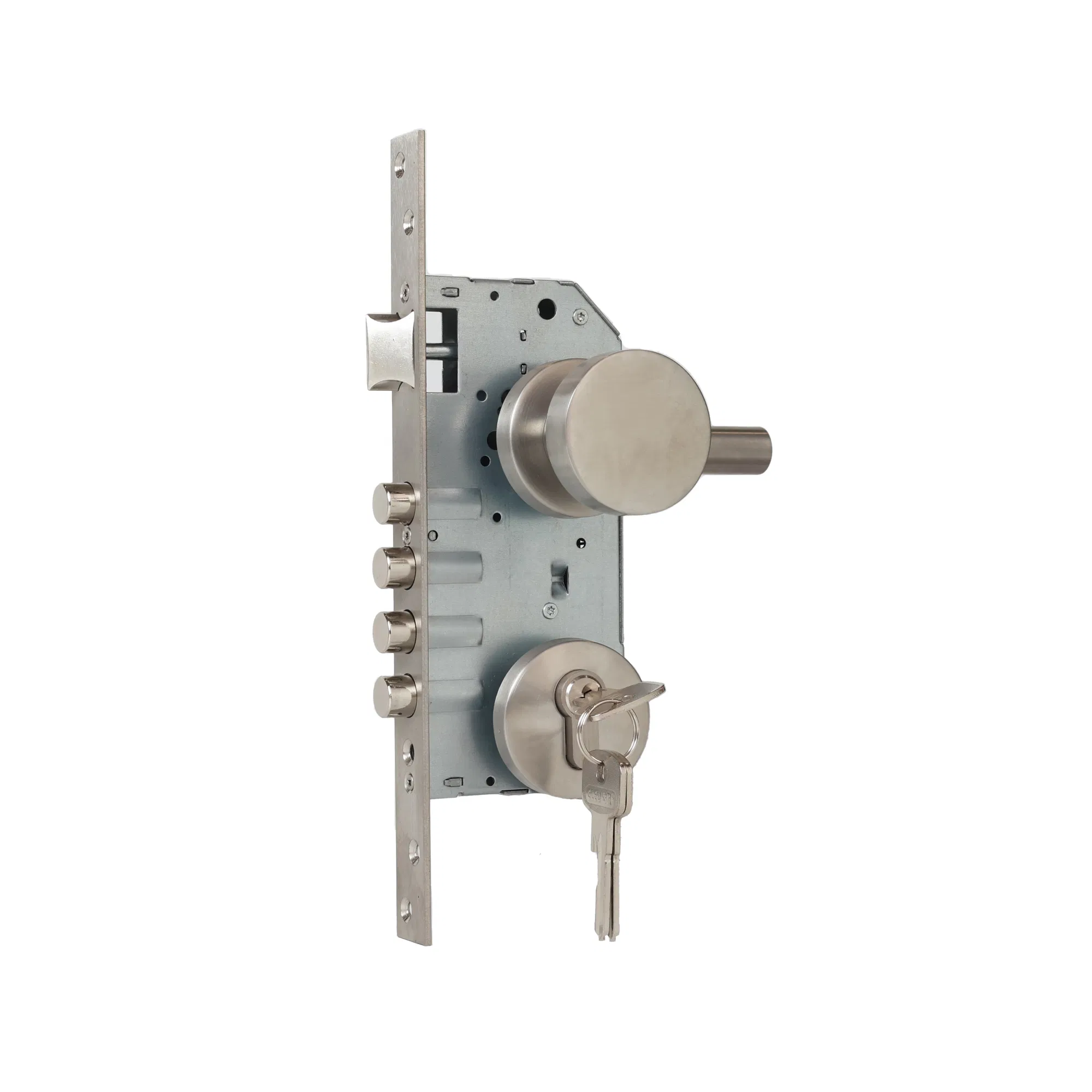 European Design South America Hot Selling Mortise Door Handle Lock Office Lock Set Stainless Steel Lock Set