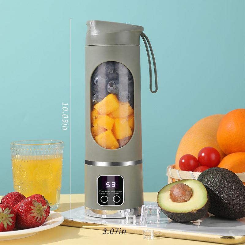 Portable USB Rechargeable Blender & Juicer - Easy to Clean, Suitable for Fruit, Vegetable Drinks and Milkshakes Portable Fruit Juicer