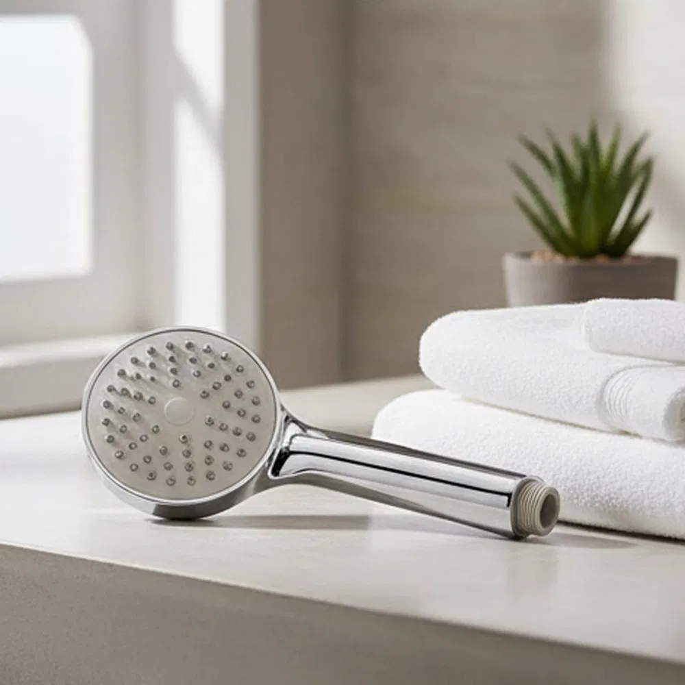 Modern Chrome Handheld Comfortable Bathroom Premium Stylish Shower Head