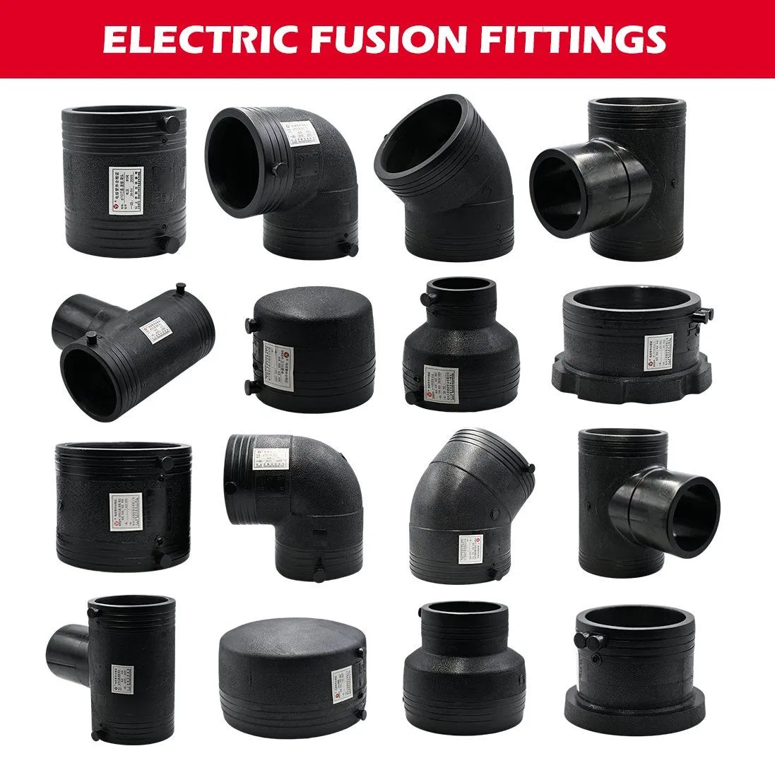 Stub End Electrofusion Flange Adapter Black 110mm Weld Pipe Fittings