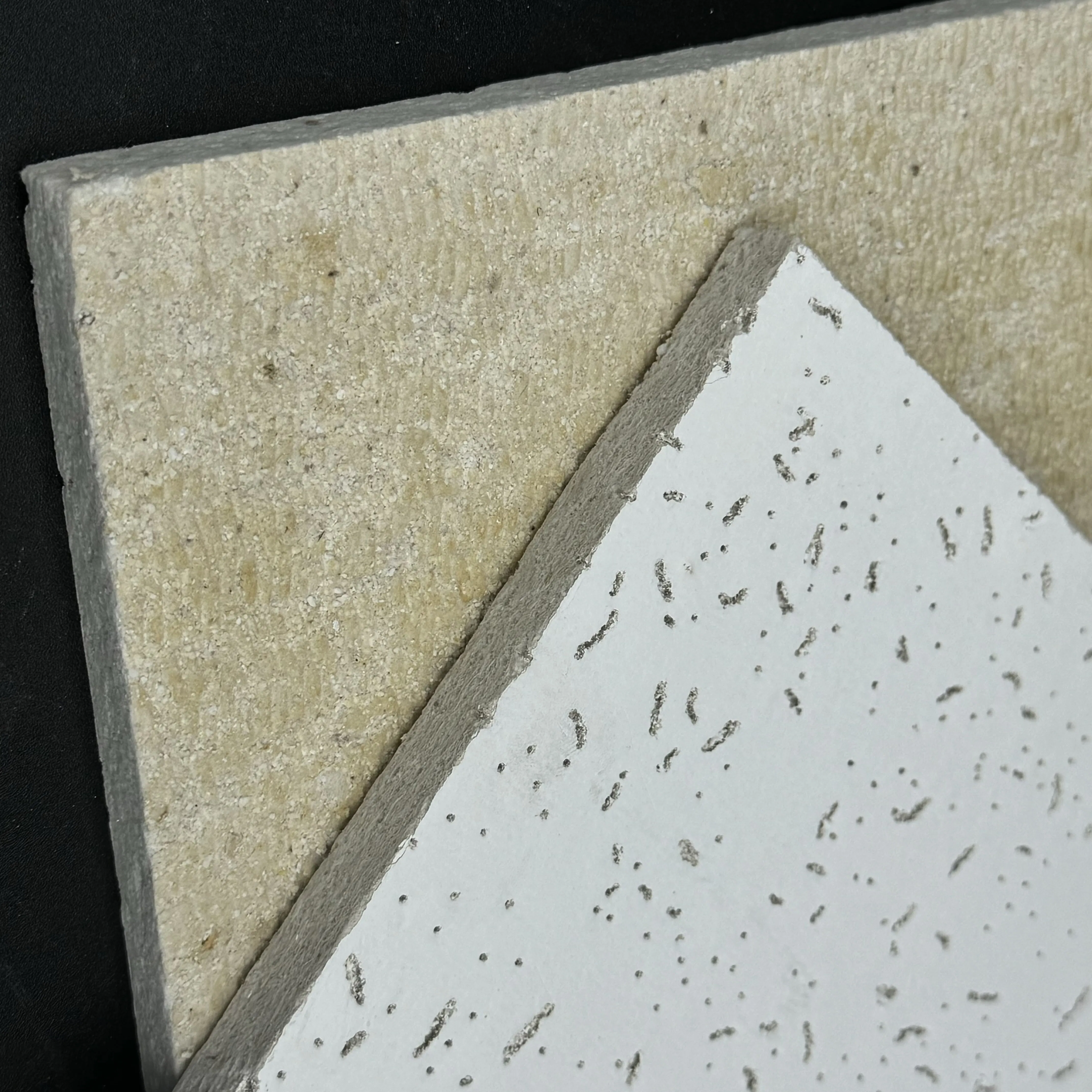 Fire Rated Mineral Wool Board Ceiling Tile Elegant Fissured Acoustic Ceiling Tiles for Custom Interior Designs with Stable Performance