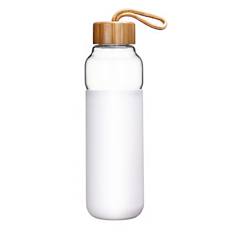 Factory Direct Supply of High-Quality Heat-Resistant Borosilicate Glass Bottles with Wooden Lids, More Styles 300ml 400ml