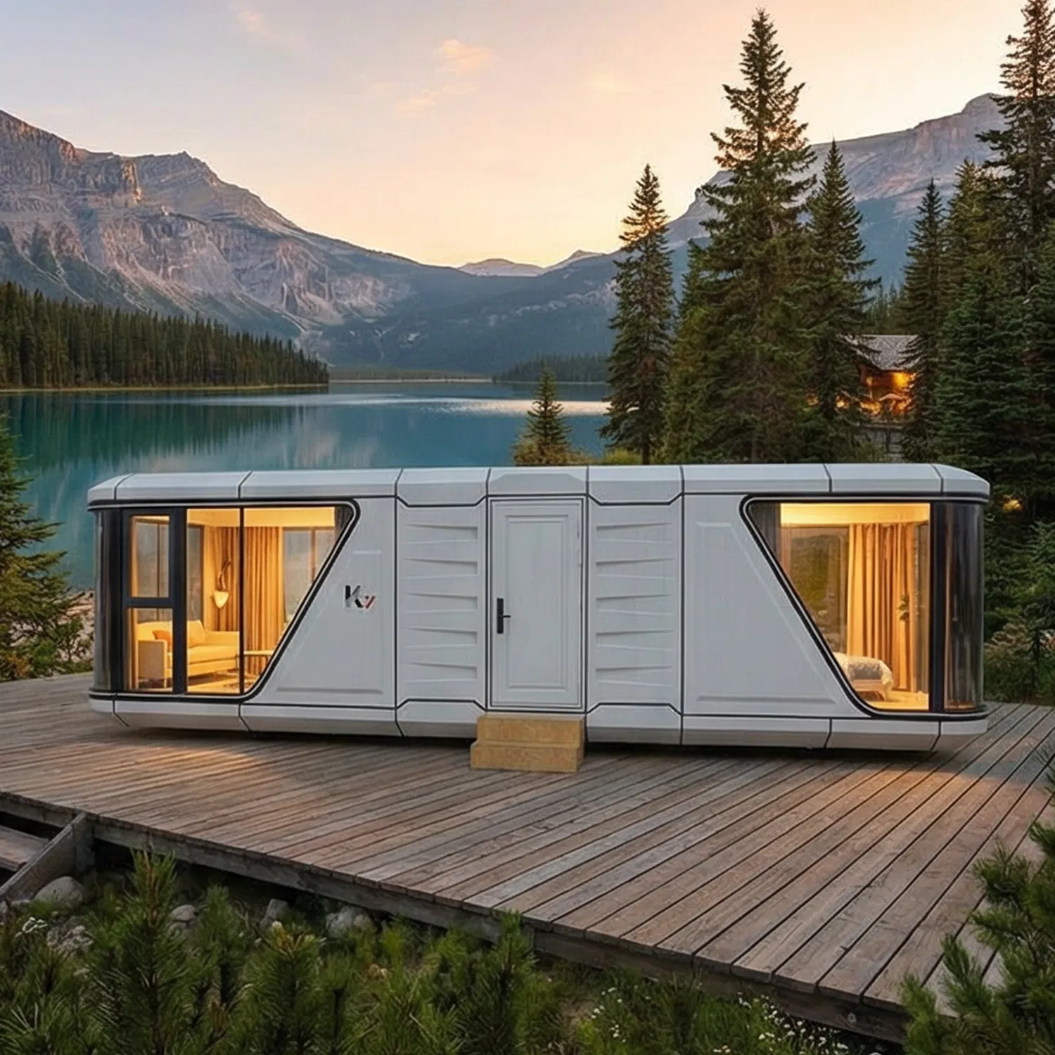 Tiny Mobile Integrated Homes House Factory Price Luxury Modular Modern Space Capsule /Smart Casas Prefabricadas Vessel Modular Hotel for Sale