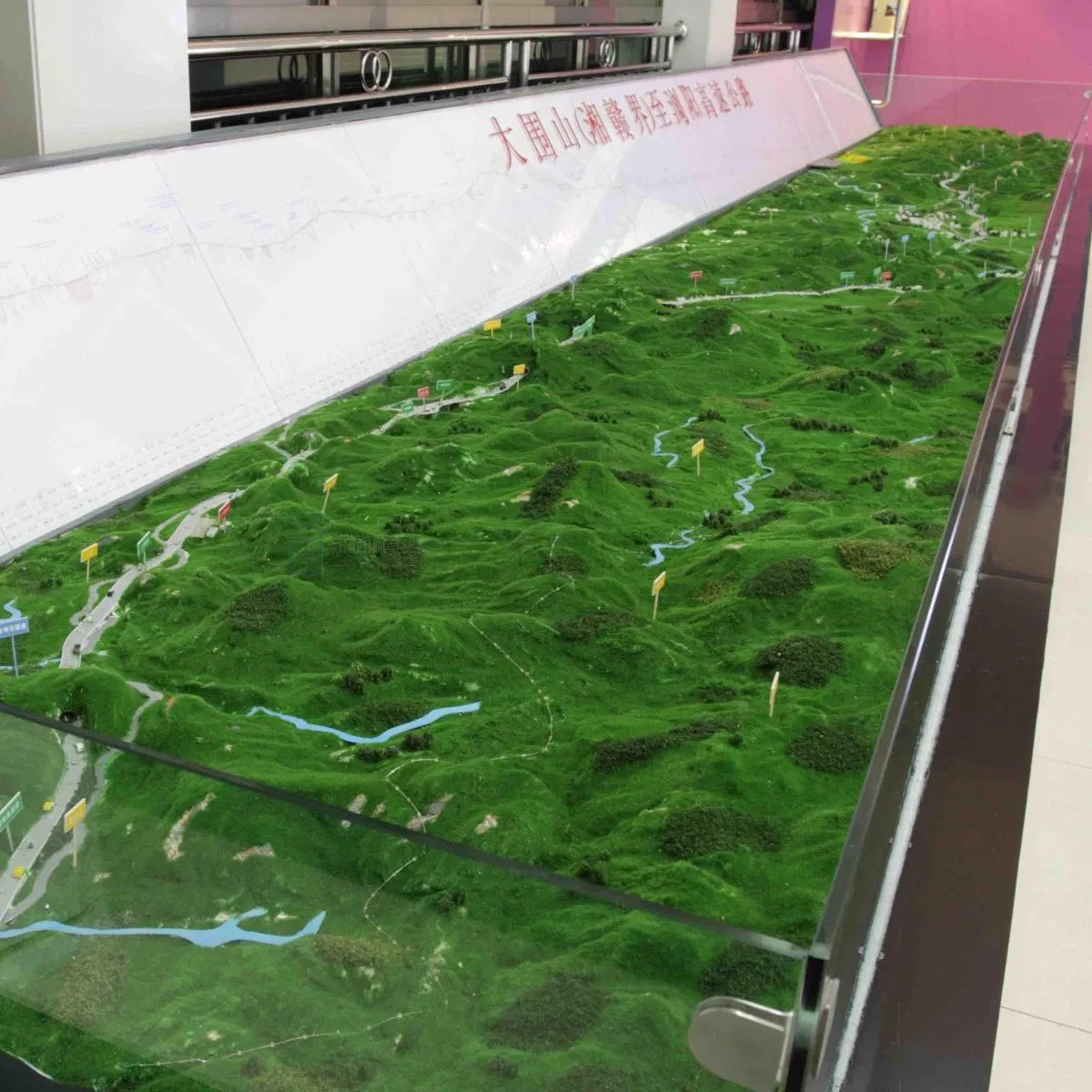 Large Scale Terrain and Landform Urban Planning Scale Sand Table Model