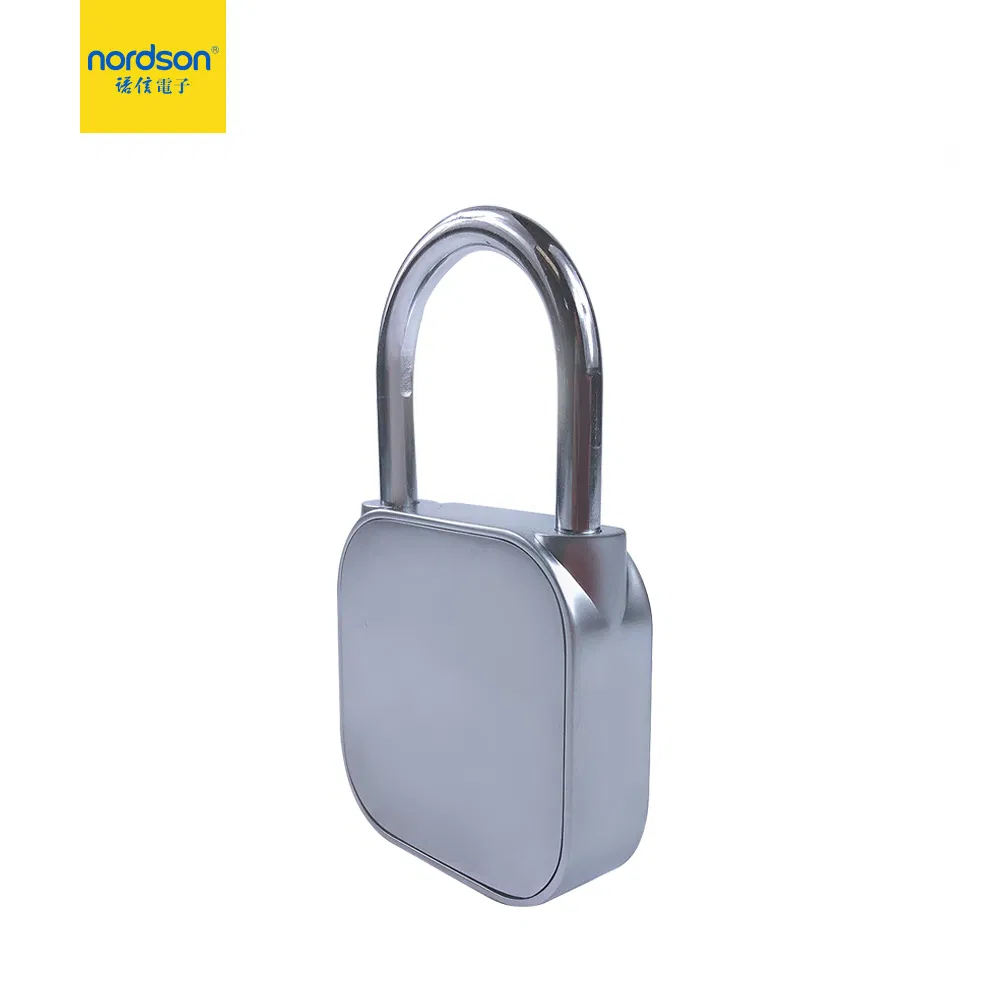 Good Quality Zinc Alloy IP62 Waterproof with LED Light Smart Cabinet Home Fingerprint Padlock