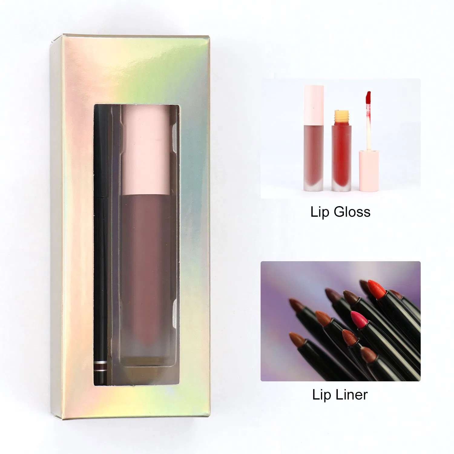 Big Lips Waterproof Lip Plumper Gloss Matte Liner Liquid Lipstick Gift Set