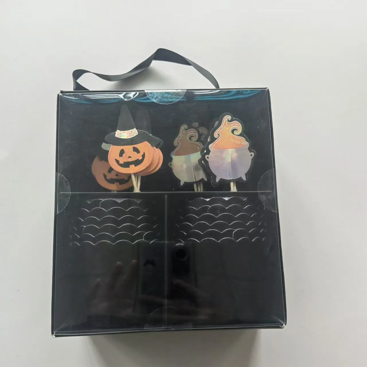 Custom Design Eco-Friendly Halloween Disposable Baking Accessory Vibrant Colorful Party Decoration Supplies Cupcake Decoration Set Cake Kit