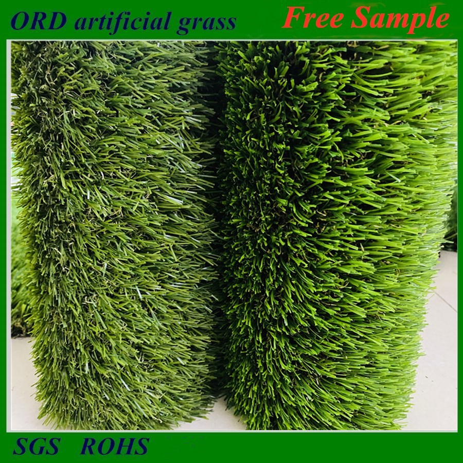 30mm 3 Tones 4 Tones C Shape Synthetic Artificial Turf Grass Lawn for Balcony Home Garden Ornaments