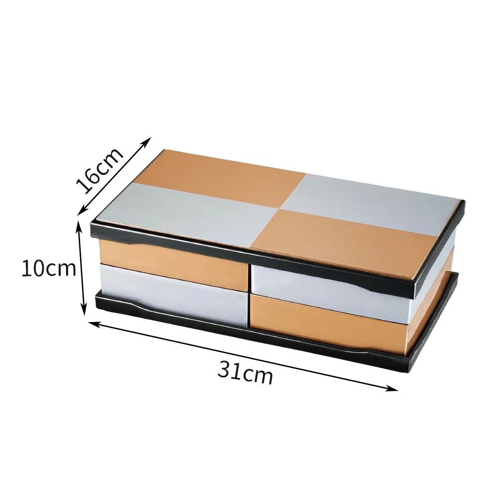 Japanese Bento Box Plum Lunch Container 2-Tier Jubako Lacquerware Japan