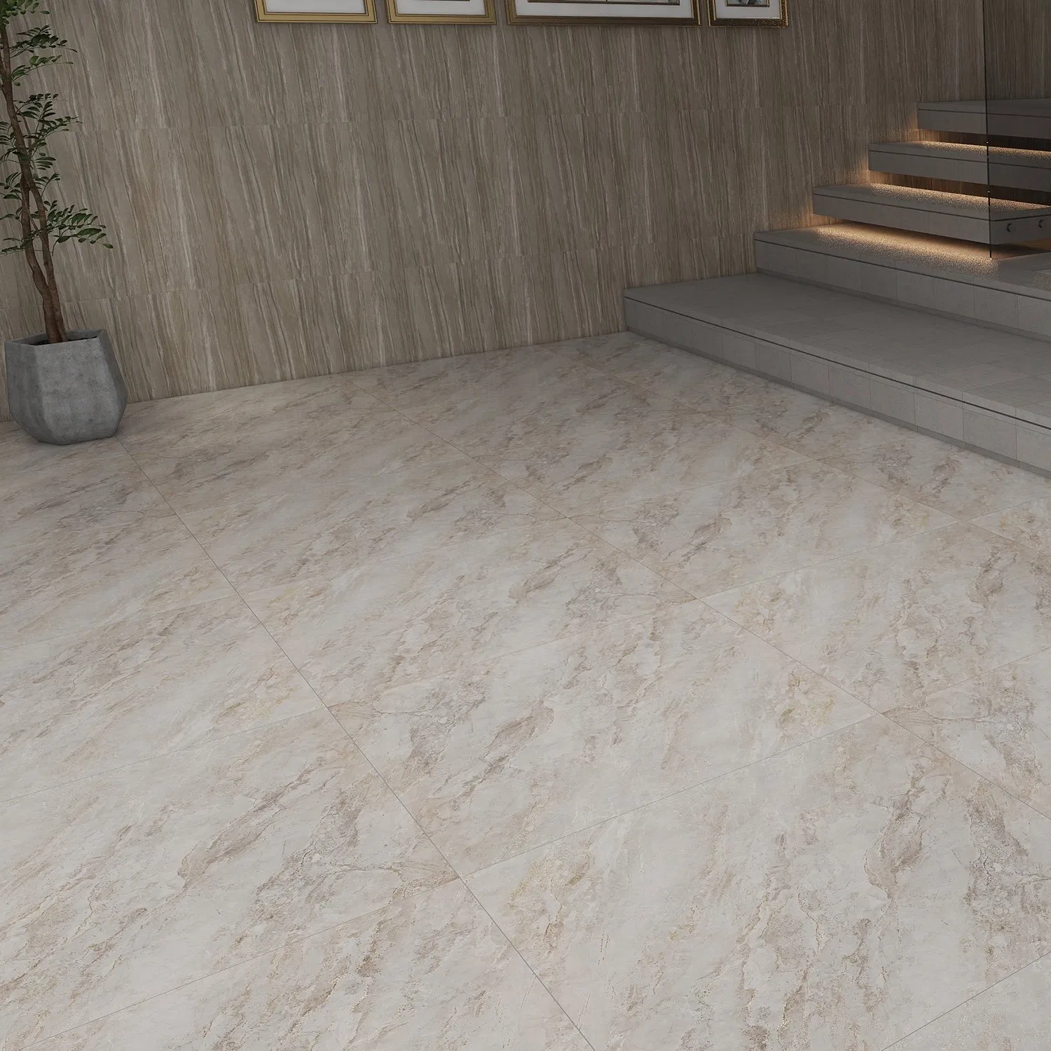 New Design Gold Line Porcelain Tile for Elegant Flooring and Wall Wholesale Price