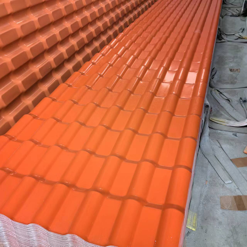 30 Years Warranty Spanish Synthetic Resin Roof Tiles PVC Sheet Plastic UPVC Corrugated Shingles Roofing Material