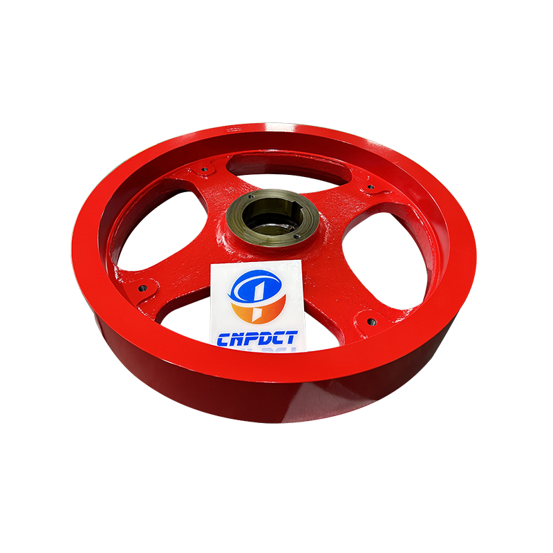 OEM Factory C106 Jaw Crusher Aftermarket Mining Machine Spare Parts Driving Wheel Belt Pulley