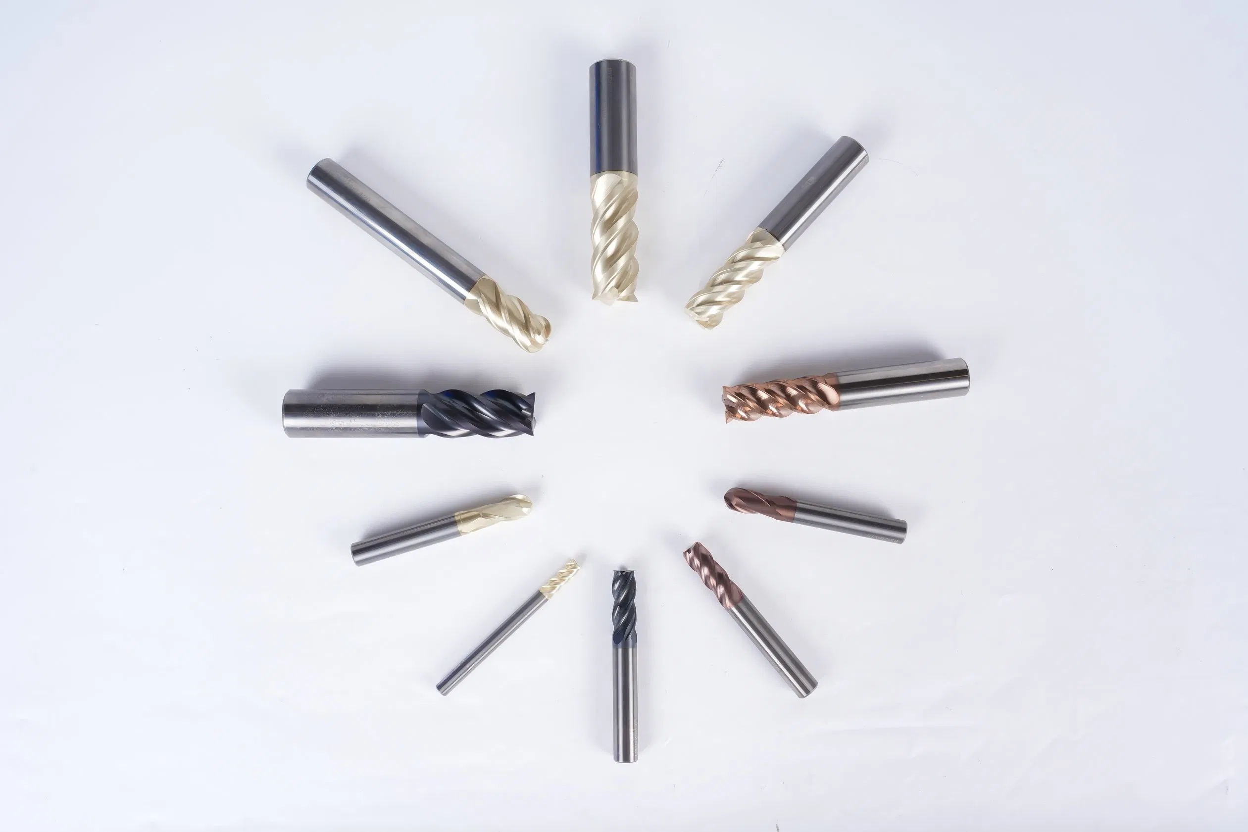 Factory Direct Supply Carbide End Mill Cutting Tools CNC Milling Cutter for Stainless Steel Titanium Alloy Cutter Superalloy Milling Cutter