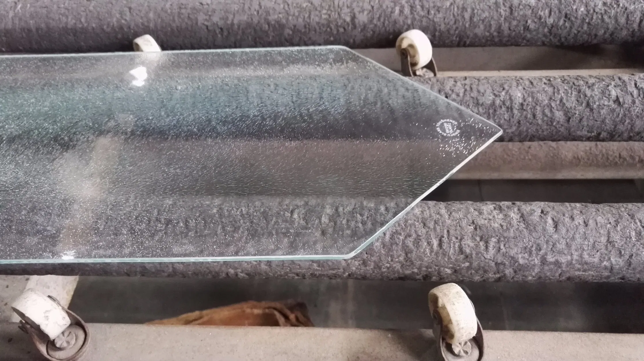 Tempred Laminated Figured Patterened Glass for Door