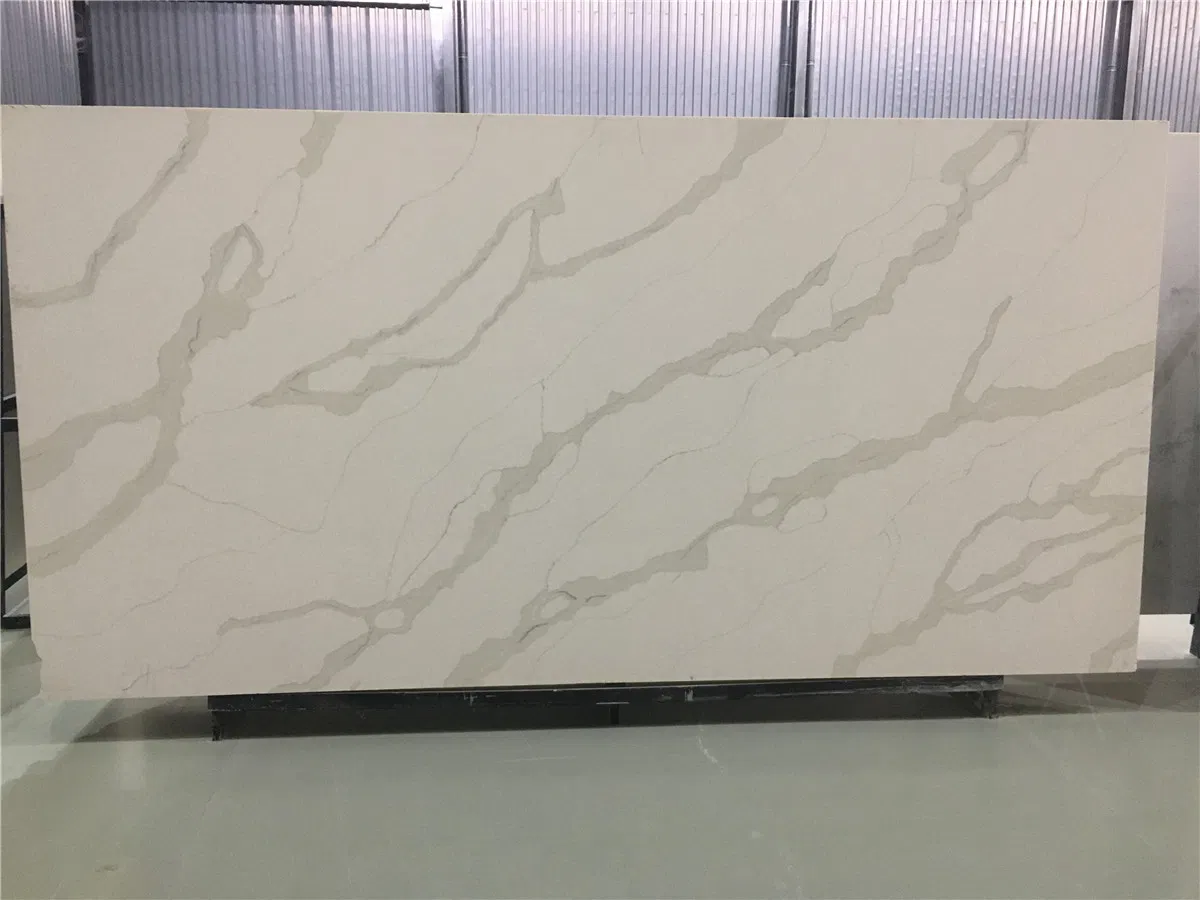 Calacatta White Quartz Stone Building Material Modern Furniture