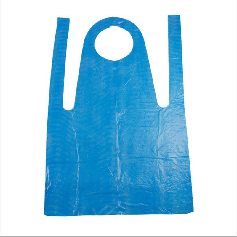 Loose Disposable Flat Packed Aprons with 1% Anti Static