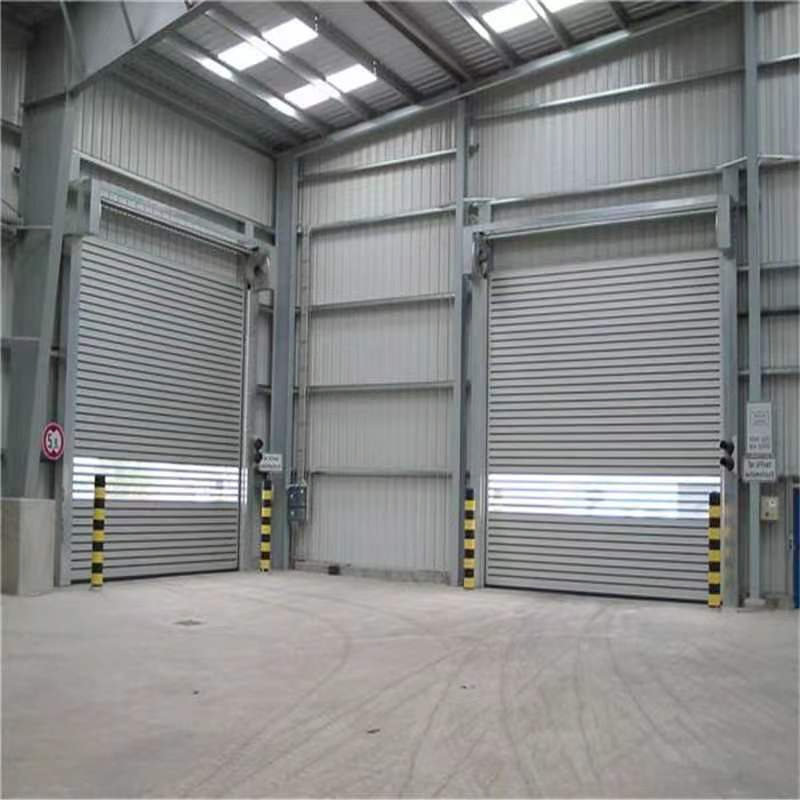 Fast Roll up and Shutter Spiral Automatic Security Warehouse Door
