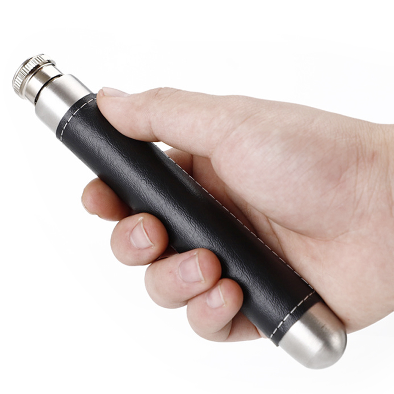 45ml Portable Stainless Steel Small Liquor Pot Wine Tube for Outdoor Travel