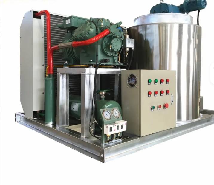 2 Ton Per Day Ecoice Fresh Water Ice Maker Flake Ice Making Machine for Seafood Processing
