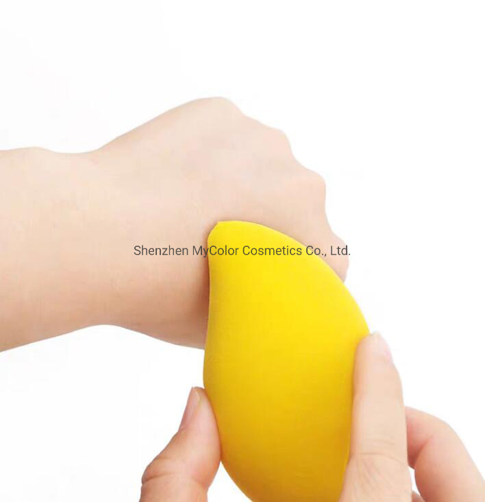 Latest Design Mango Cosmetics Beauty Sponge Egg Latex Free Vegan Makeup Sponge