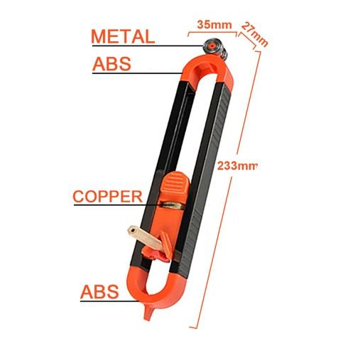 Woodworking Scribing Ruler Woodworking Contour Gauge Tools for Whole Sale