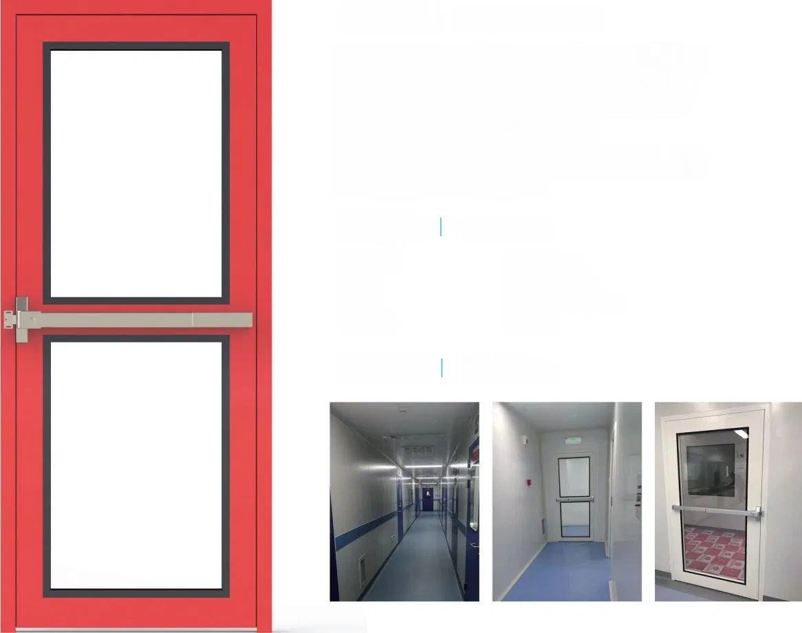 User-Friendly Design Anti-Collision Freedom Door Swing Door Metal Ward Door