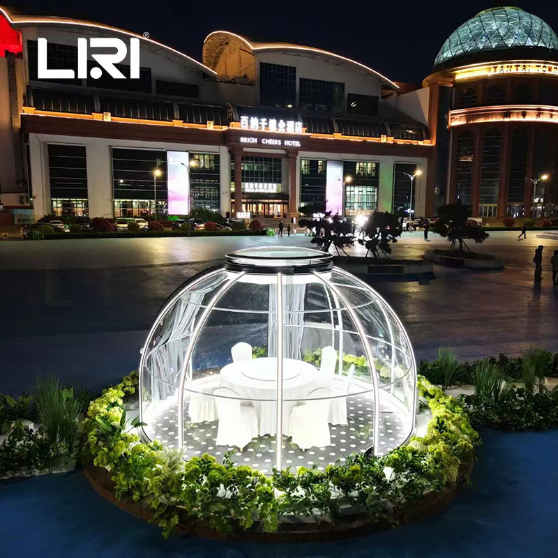Large Outdoor Clear PC Dome House Bubble Event Tent for Restaurant and Cafe