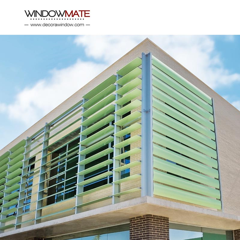 Motorized Sun Shade Metal Louver Customized All-Purpose Aluminum Louvers