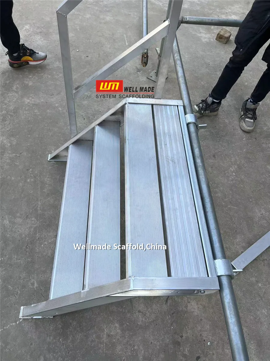 Aluminium Stair Base Comf 0.5X0.94m Staircase Ringlock Scaffold