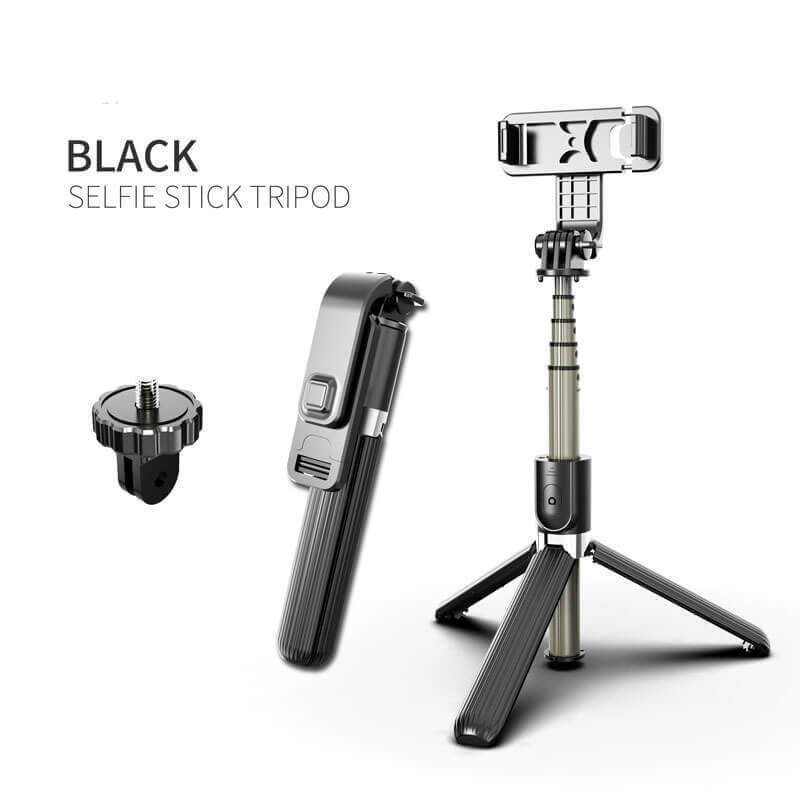 Aluminum Allie Wireless Selfie Stick Tripod with Remote for iPhone/Android