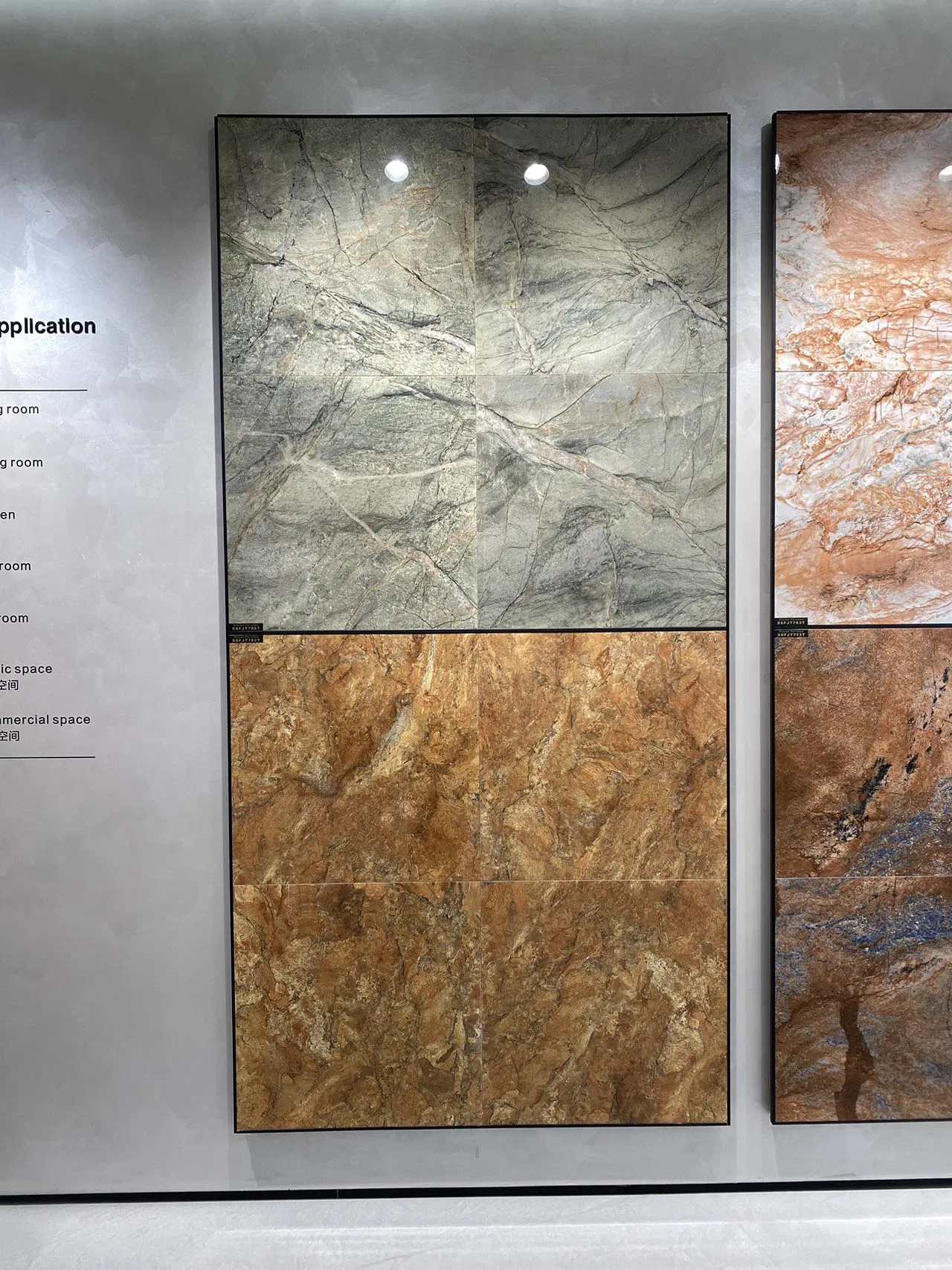 Foshan Glossy Luxury Marble Texture Brown Granite Ceramic Tiles 60X60 for Kitchen Living Room Tile