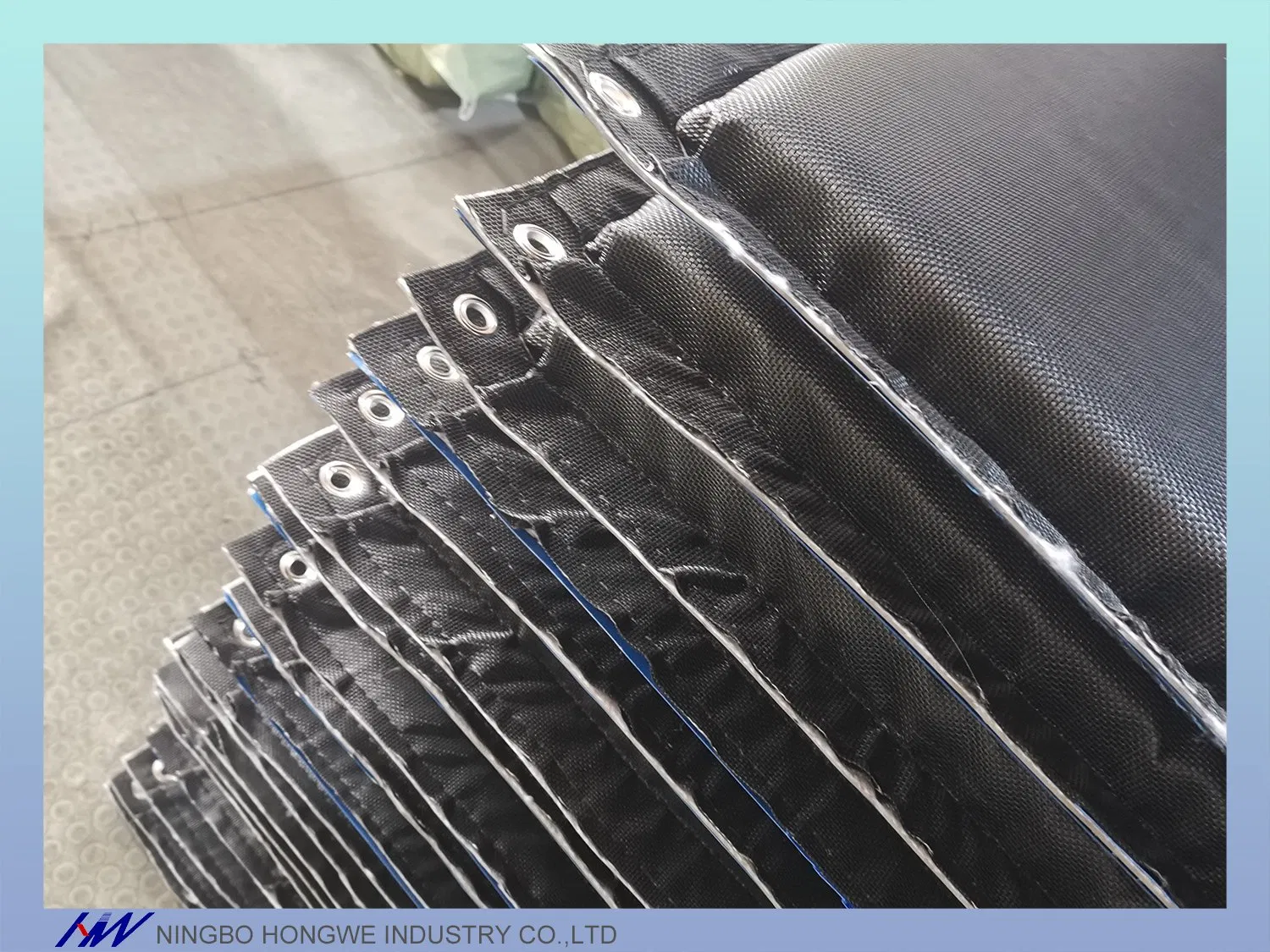 High Strength fireproof fiberglass soundproof blanket for studio concert noise insulation plank pvc sound barrier