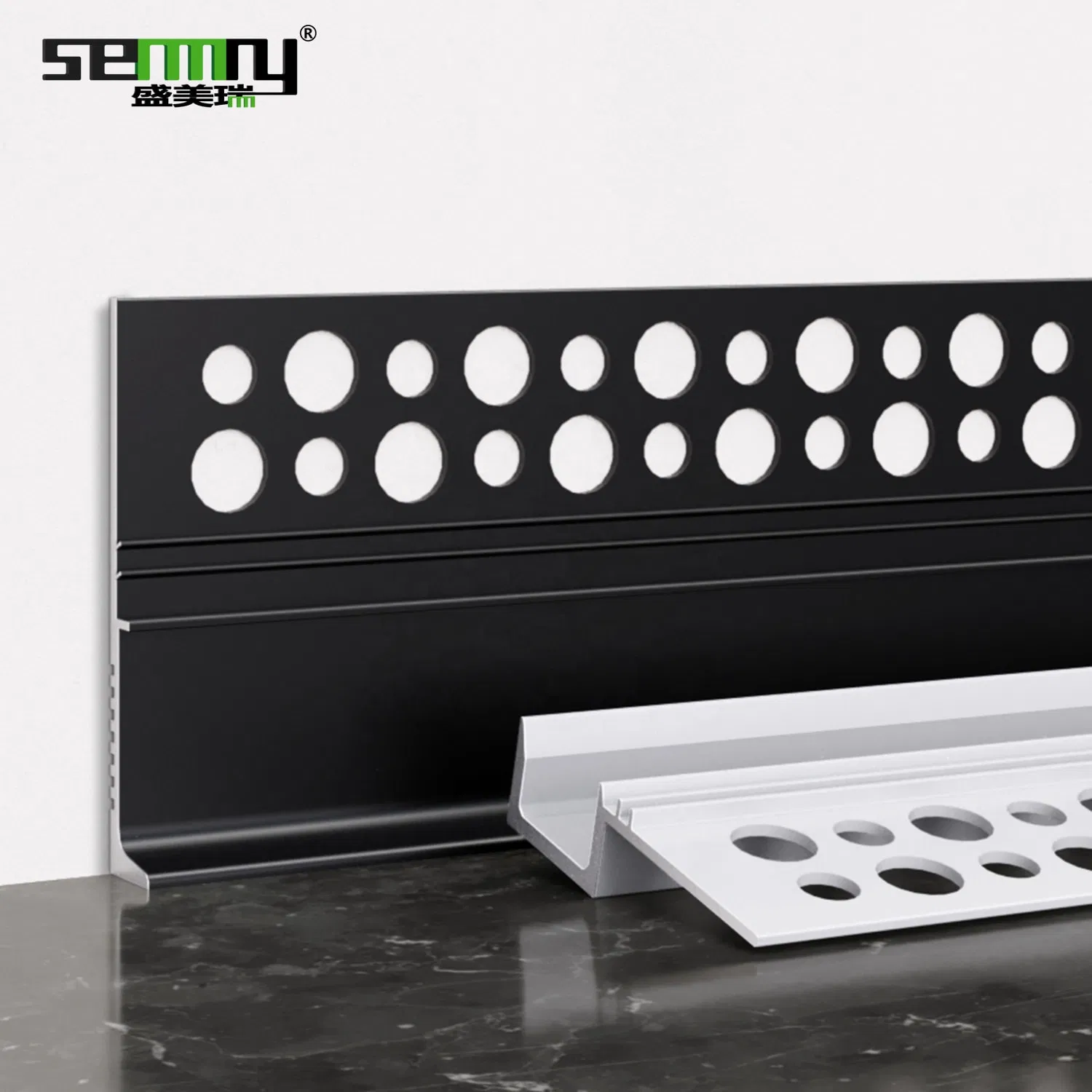 Skirting Board Embedded Wall Panel and Concealed Skirting Board