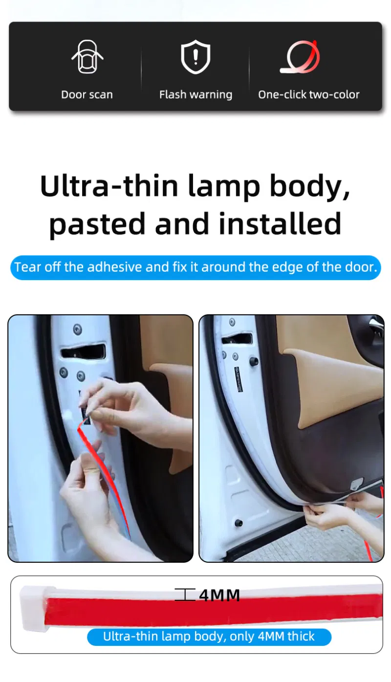DC12V LED Car Bumper Addressable Car Light Door LED Strip