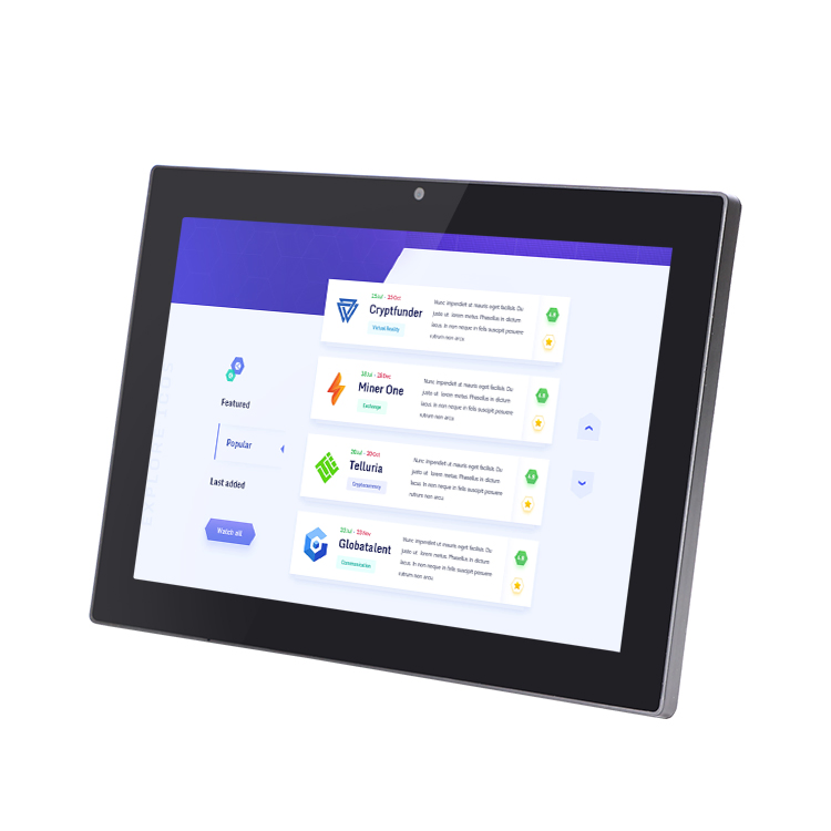 Px30 Quad-Core 1280*800 Wall Mount 10.1 Inch Rockchip Digital Signage Media Player